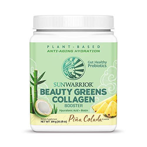 Sunwarrior Beauty Greens Collagen Booster, Pina Colada