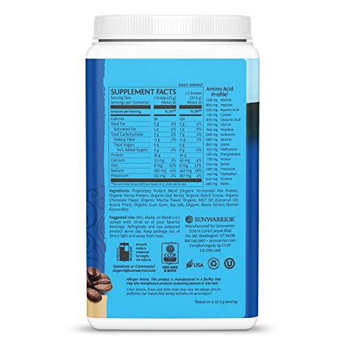 Sunwarrior Warrior Blend - Plant Based Raw Vegan Pea Protein Powder