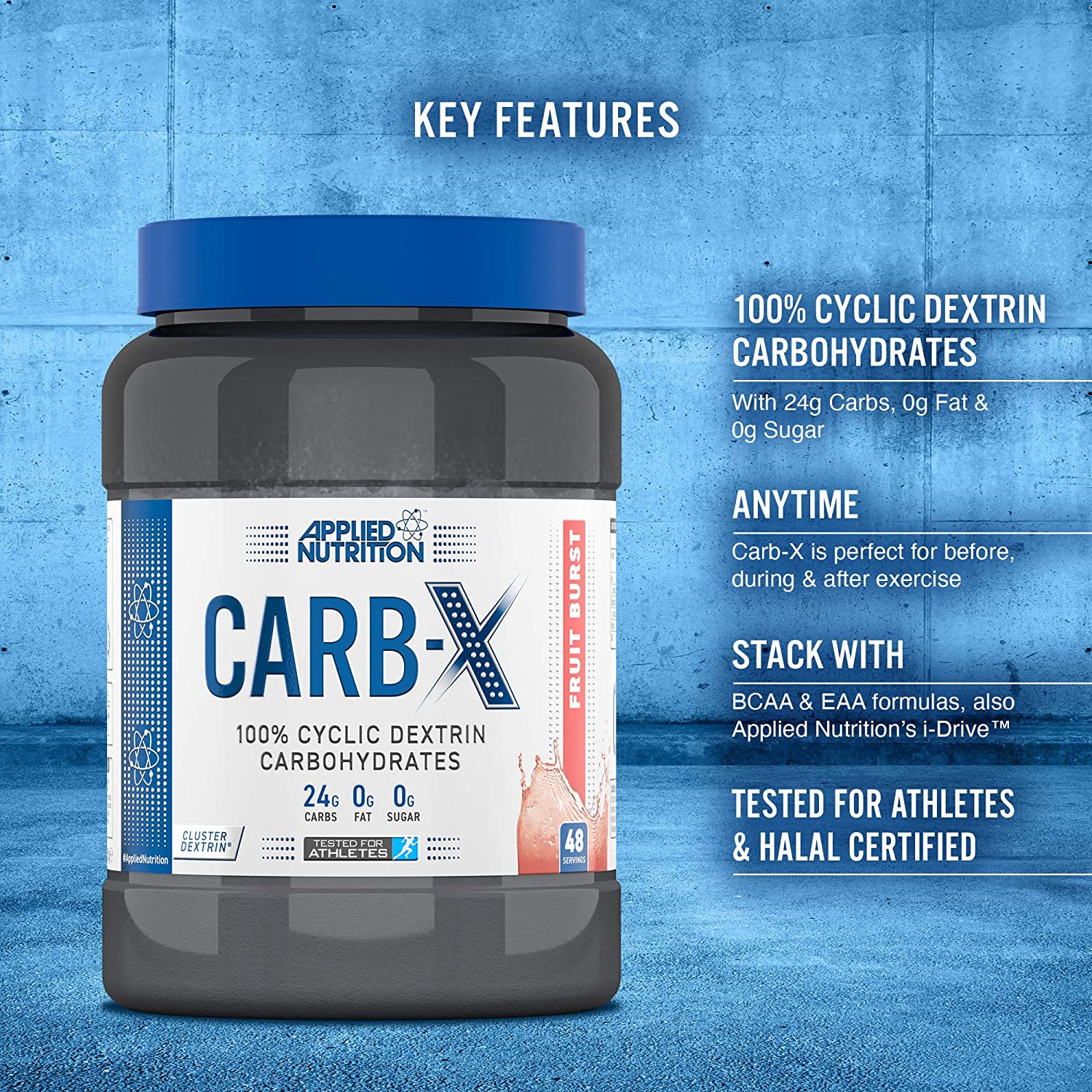 Applied Nutrition Carb X, Unflavoured