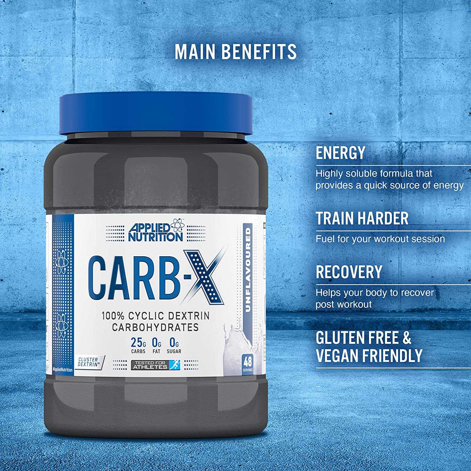 Applied Nutrition Carb X, Unflavoured