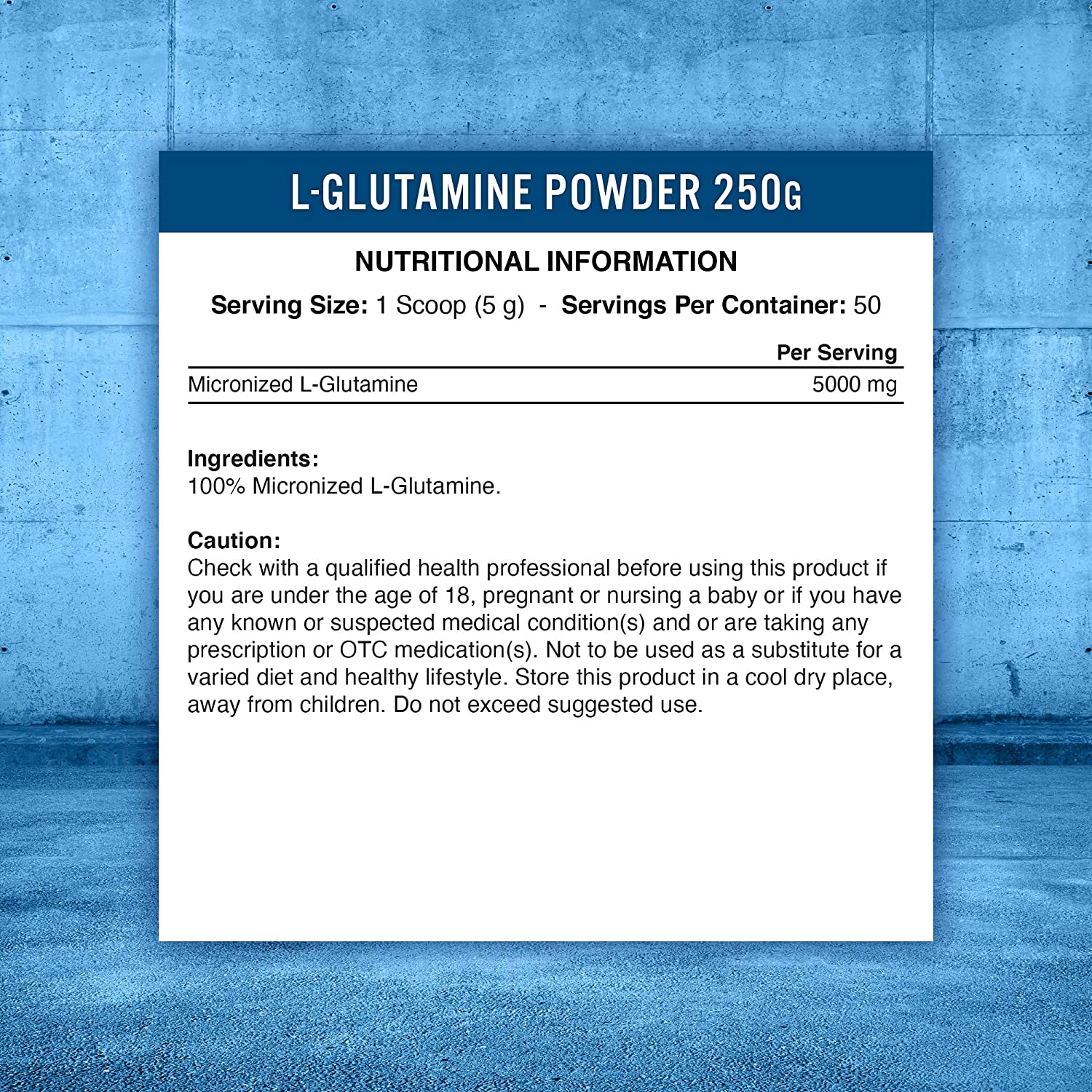 Applied Nutrition L-Glutamine Powder, Micronized