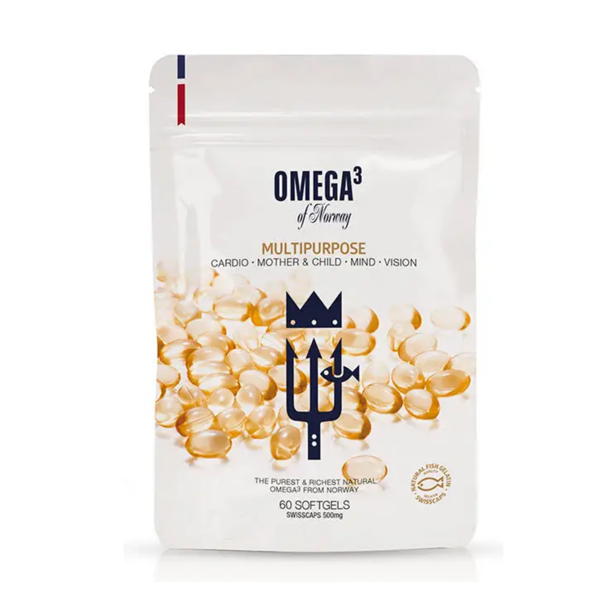 Omega3 of Norway - Vitamin Supplement Travel Pouch