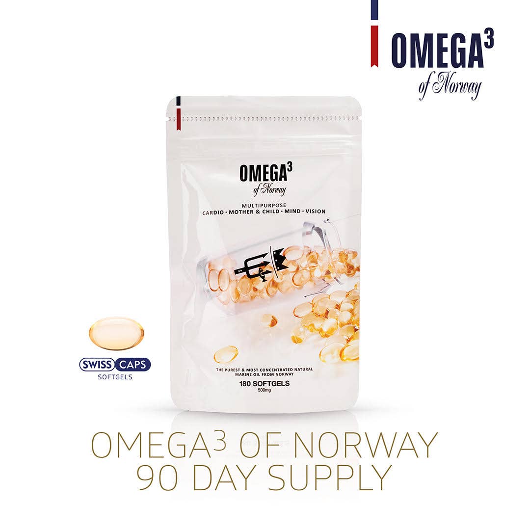 Omega3 of Norway - Vitamin Supplement Travel Pouch