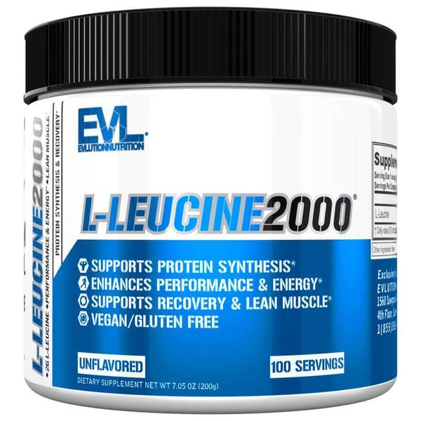 EVLution Nutrition L-Leucine 2000, Unflavored