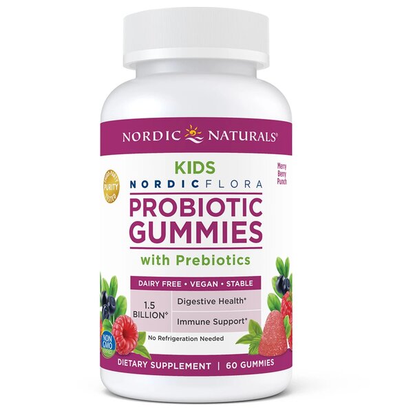 Nordic Naturals Probiotic Gummies Kids, Merry Berry Punch