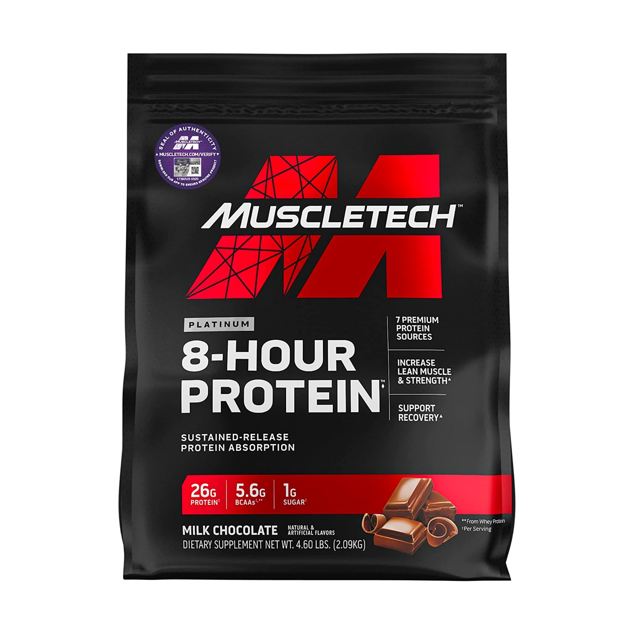 MuscleTech Phase8 Whey & Casein Protein Powder Blend