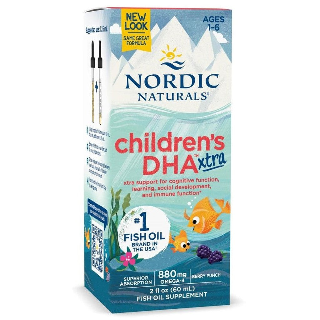 Nordic Naturals Children's DHA Xtra, 880mg Berry Punch
