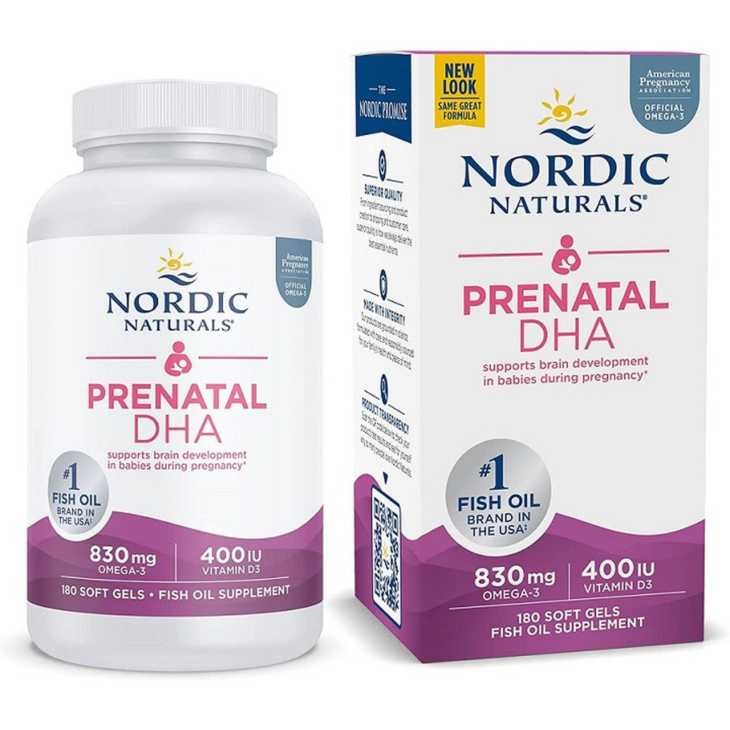 Nordic Naturals Prenatal DHA, 830mg Unflavored