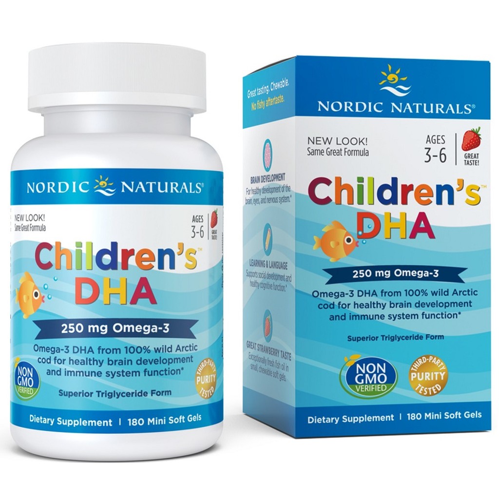 Nordic Naturals Children's DHA, 250mg Strawberry