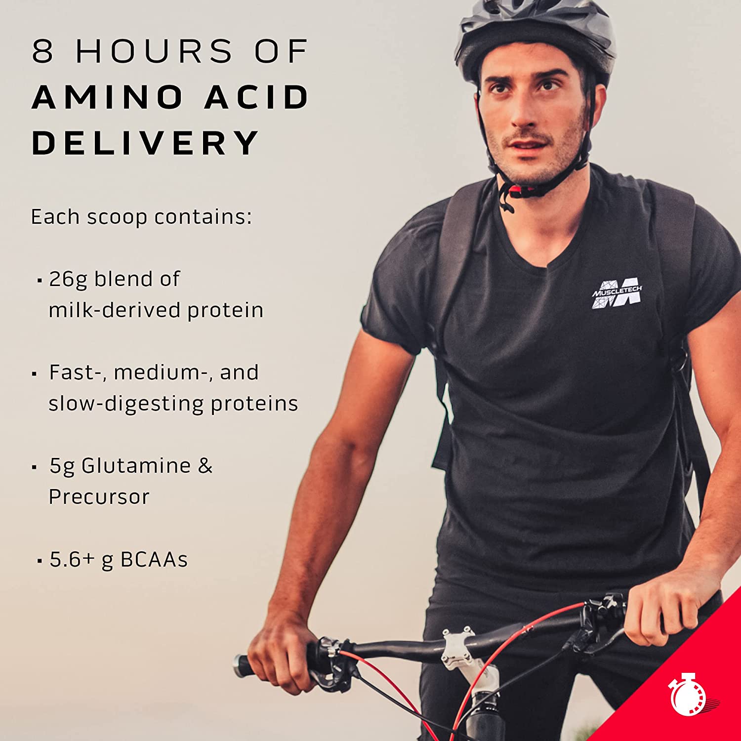 MuscleTech Phase8 Whey & Casein Protein Powder Blend