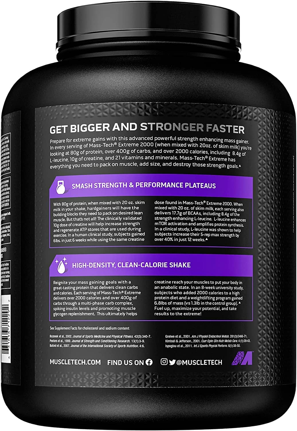 MuscleTech Mass Tech Extreme 2000