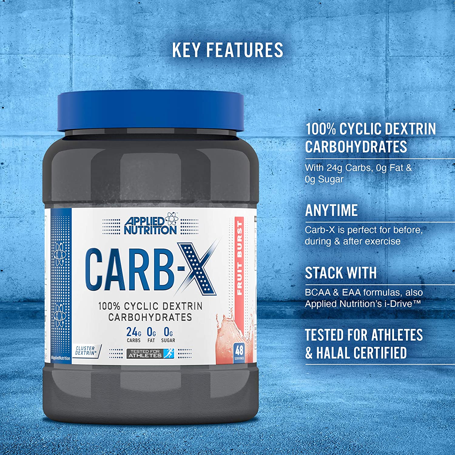 Applied Nutrition Carb X, Fruit Burst