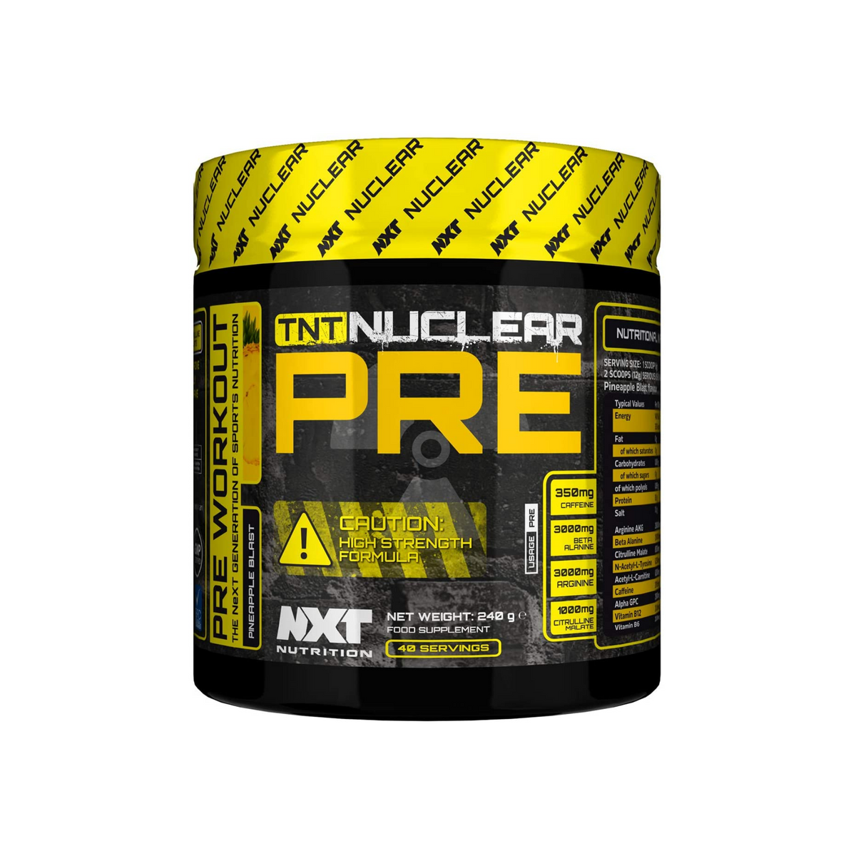 NXT Nutrition TNT Nuclear Pre Workout — Musclebees